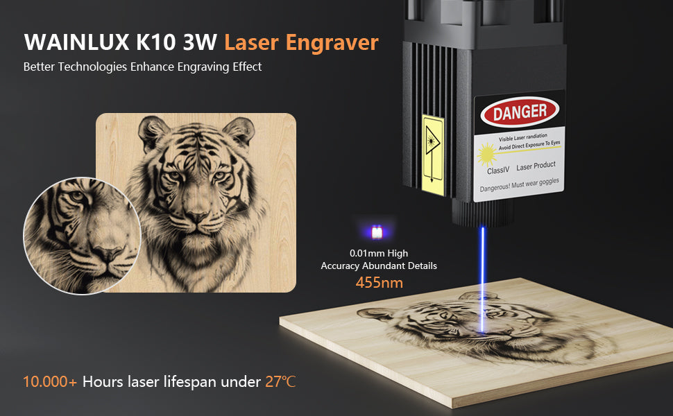 WAINLUX K10 Mini Laser Engraving Machine