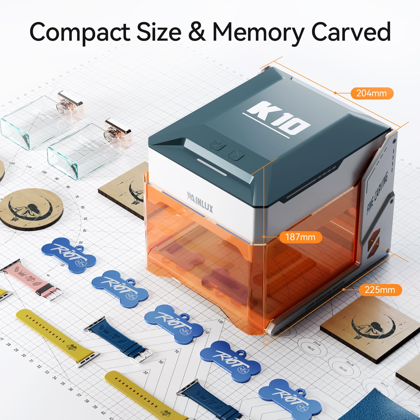 WAINLUX K10 Mini Laser Engraving Machine