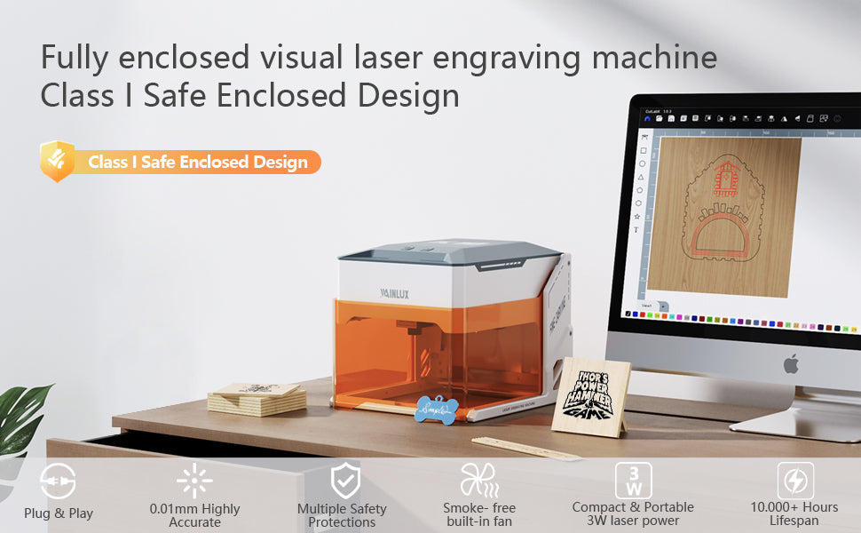 WAINLUX K10 Mini Laser Engraving Machine